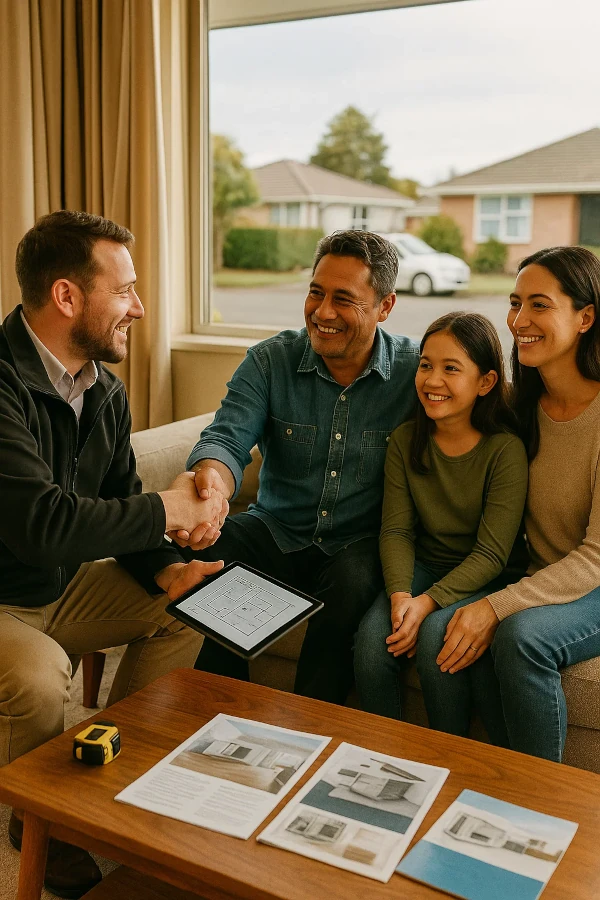 Technician extracting gas from heat pump outdoor unit