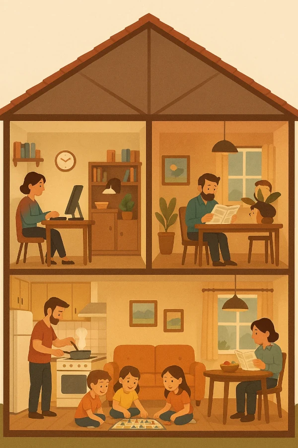 Technician extracting gas from heat pump outdoor unit